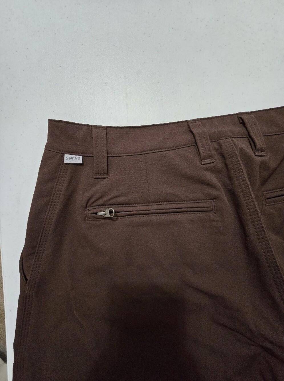 Swrve Downtown Trousers Trim Fit Water Resistant 4-Way Stretch Men's 34 - Picture 13 of 14